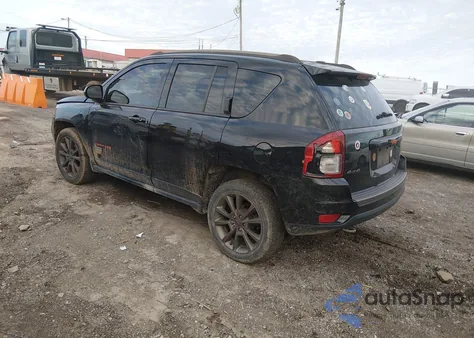 2016 Jeep Compass 75Th Anniversary z USA, uszkodzony, nr VIN 1C4NJDBB4GD804457